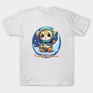 Flying to the moon T-Shirt